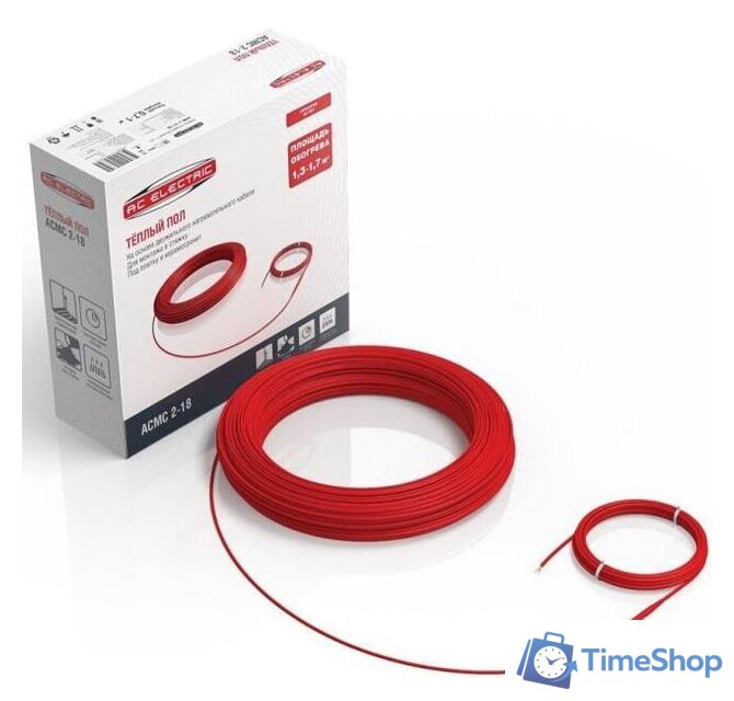 Нагревательный кабель AC Electric ACMC 2-18-1200 - Изображение №3 — Интернет-магазин Time-Shop