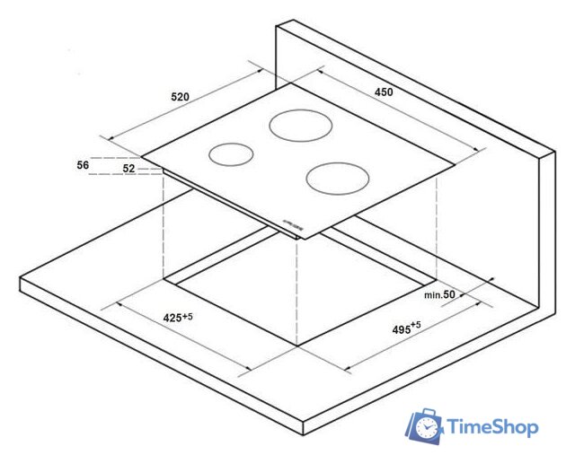 Варочная панель KUPPERSBERG ICO 402 - Изображение №4 — Интернет-магазин Time-Shop