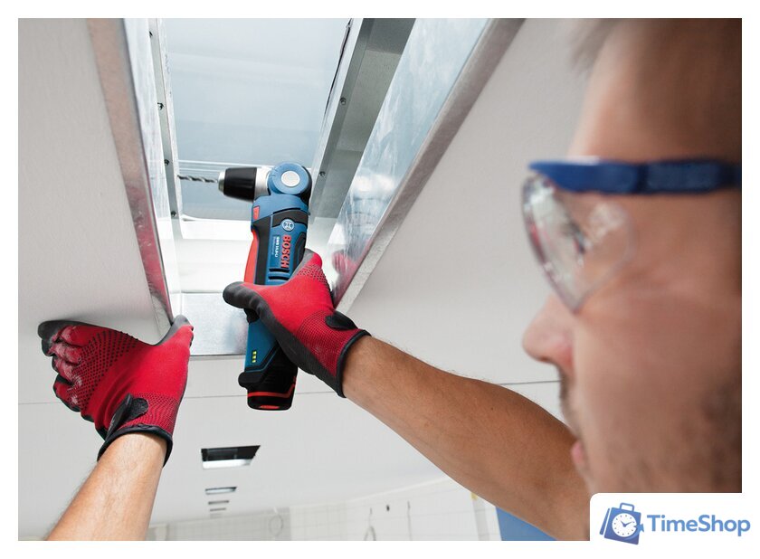 Угловая дрель Bosch GWB 12V-10 Professional 0601390905 (без АКБ) - Изображение №6 — Интернет-магазин Time-Shop