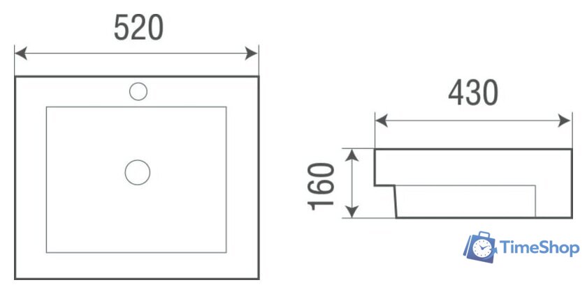 Умывальник WeltWasser Deilbach 4012 - Изображение №3 — Интернет-магазин Time-Shop