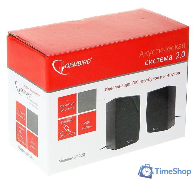 Акустика Gembird SPK-201 - Изображение №5 — Интернет-магазин Time-Shop