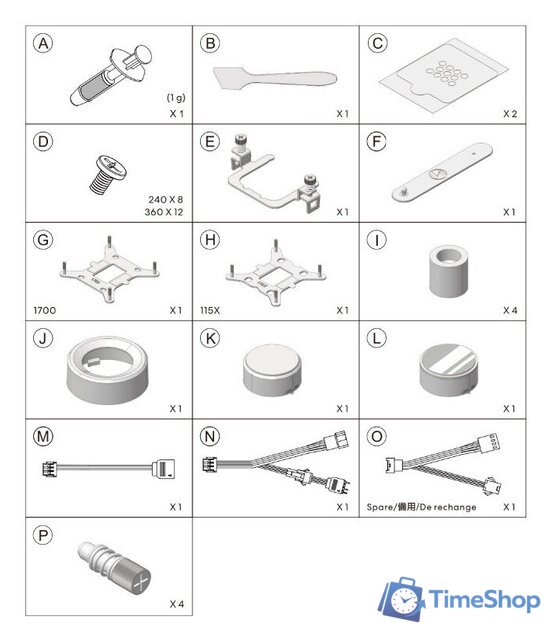 Система жидкостного охлаждения для процессора Lian Li Galahad II Trinity 360 G89.GA2T36W.00 - Изображение №2 — Интернет-магазин Time-Shop