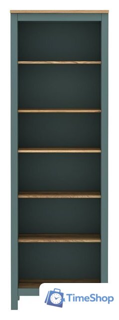 Стеллаж Mio Tesoro Сага 70 2.08.07.110.16 (темно-бирюзовый/ясень) - Изображение №2 — Интернет-магазин Time-Shop