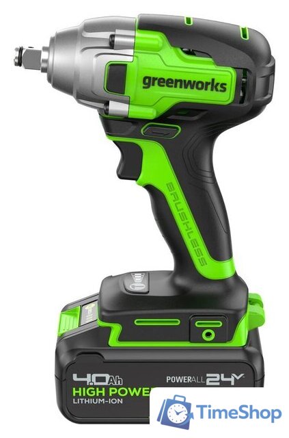 Гайковерт Greenworks GD24IW400 3802907CUG (с 1-им АКБ) - Изображение №1 — Интернет-магазин Time-Shop