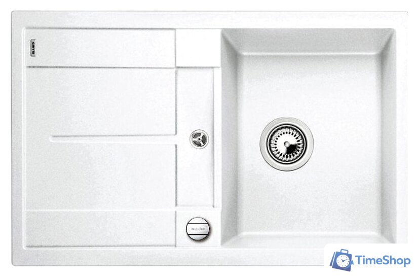 Кухонная мойка Blanco Metra 45 S-F (белый) [519083] - Изображение №1 — Интернет-магазин Time-Shop