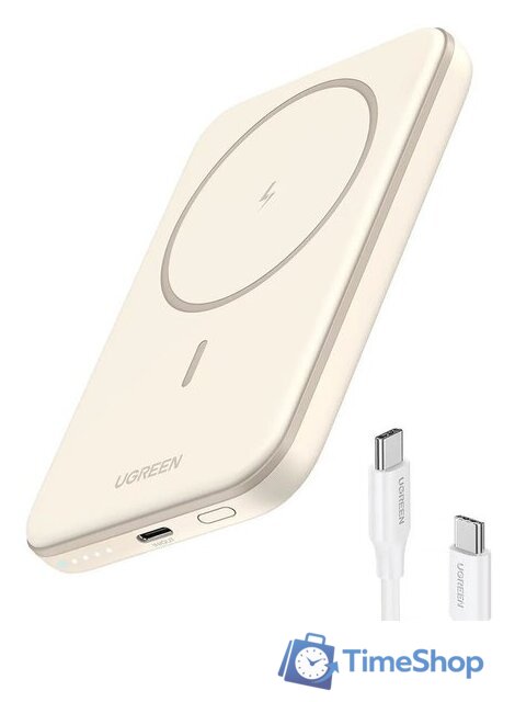 Внешний аккумулятор Ugreen PB560 5000mAh (бежевый) - Изображение №1 — Интернет-магазин Time-Shop