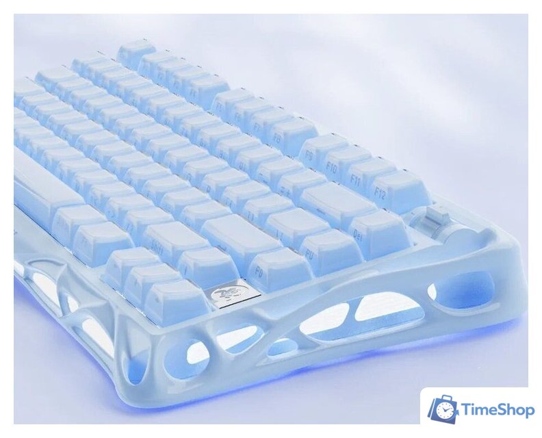 Клавиатура Gravastar Mercury K1 Special Edition Ice Blue (GravaStar x Kailh Cherry Pink) - Изображение №5 — Интернет-магазин Time-Shop