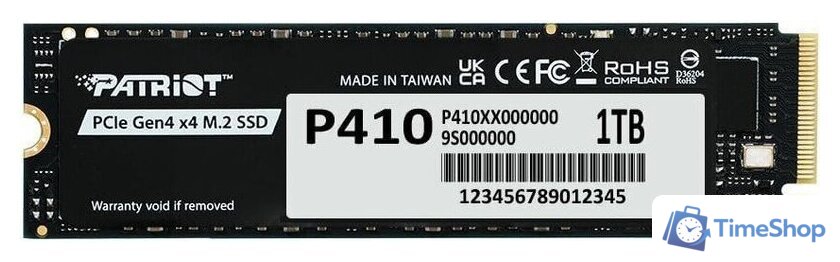 SSD Patriot P410 1TB P410P1TBM28H - Изображение №1 — Интернет-магазин Time-Shop
