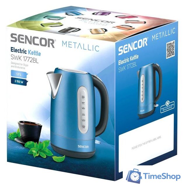 Электрический чайник Sencor SWK 1772BL - Изображение №9 — Интернет-магазин Time-Shop