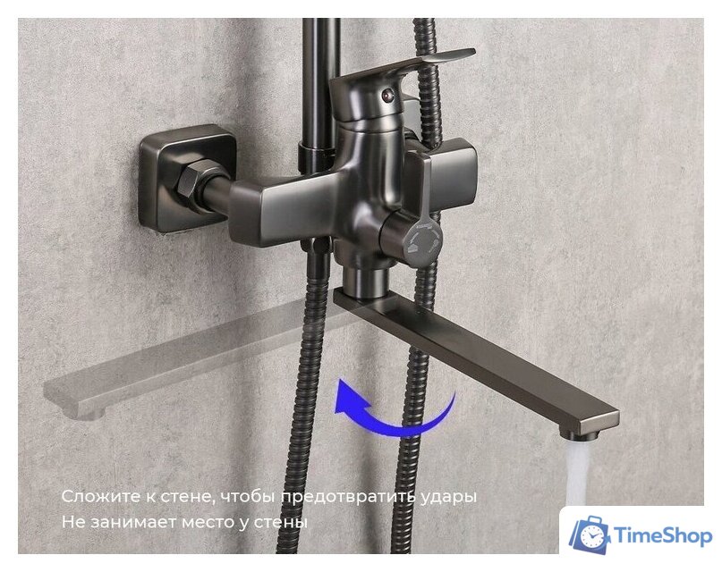 Душевая система  FRAP F2471-9 - Изображение №4 — Интернет-магазин Time-Shop