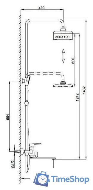 Душевая система  FRAP F2471-9 - Изображение №17 — Интернет-магазин Time-Shop