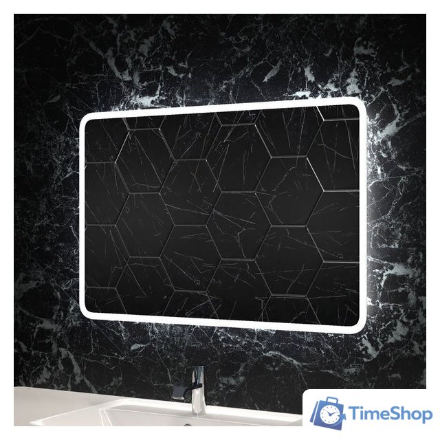  Пекам Зеркало Marta 80x90 marta-80x90sp (с подсветкой, подогревом и сенсором на прикосновение) - Изображение №5 — Интернет-магазин Time-Shop
