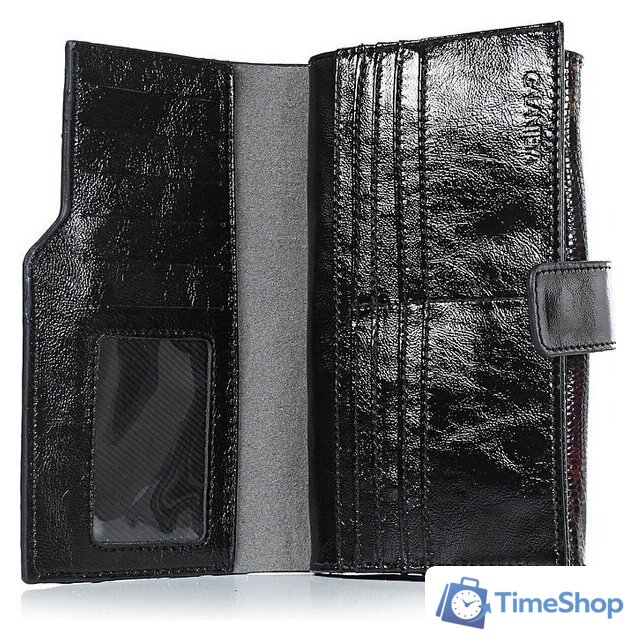 Портмоне Galanteya 44324 25с805к45 (коричневый/черный) - Изображение №3 — Интернет-магазин Time-Shop