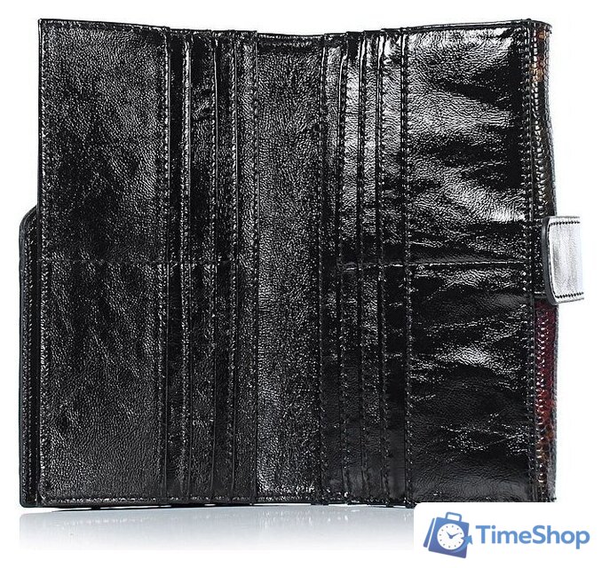 Портмоне Galanteya 44324 25с805к45 (коричневый/черный) - Изображение №4 — Интернет-магазин Time-Shop