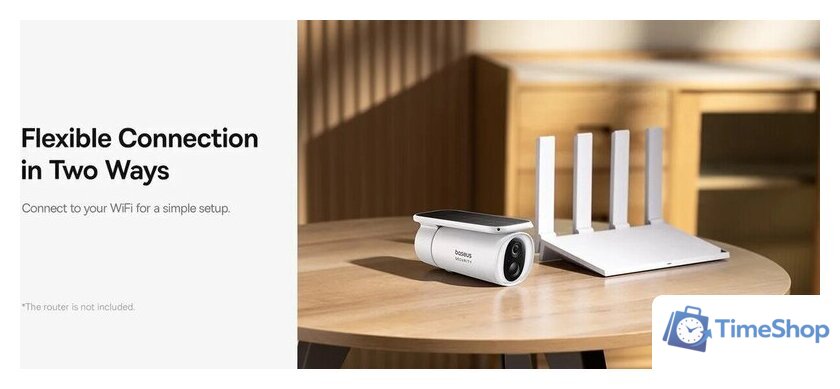 IP-камера Baseus S1 Outdoor 2K Solar Security Camera - Изображение №10 — Интернет-магазин Time-Shop