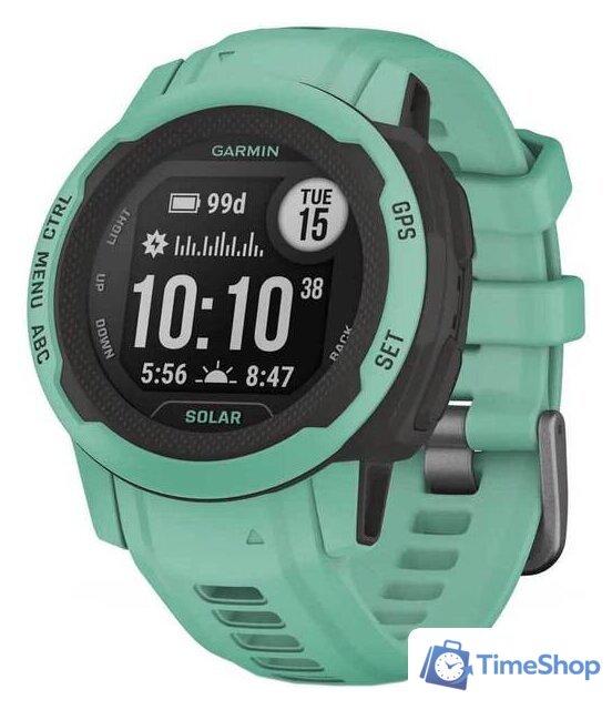 Умные часы Garmin Instinct 2S Solar (нео тропик) - Изображение №1 — Интернет-магазин Time-Shop