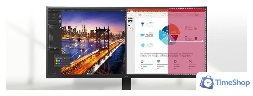 Монитор LG UltraWide 34BA75QE-B - Изображение №3 — Интернет-магазин Time-Shop