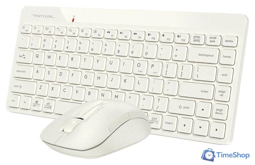 Офисный набор A4Tech Fstyler FG2200 Air (бежевый) - Изображение №4 — Интернет-магазин Time-Shop