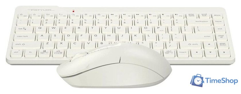 Офисный набор A4Tech Fstyler FG2200 Air (бежевый) - Изображение №5 — Интернет-магазин Time-Shop