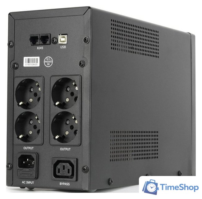 Источник бесперебойного питания CrownMicro CMU-SP2000 Euro USB - Изображение №3 — Интернет-магазин Time-Shop