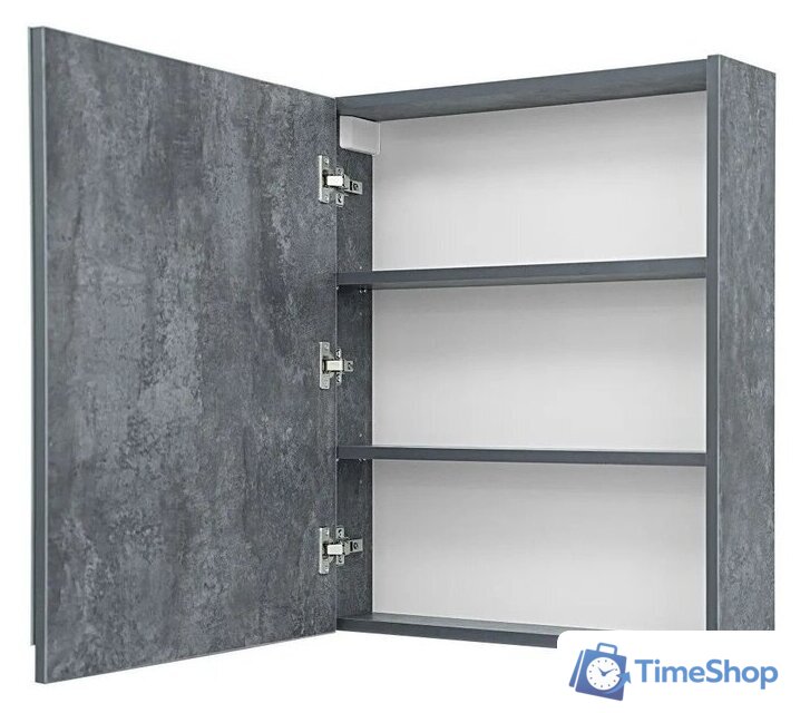  Doratiz Шкаф с зеркалом Крит 60 L 2711.168 (серый) - Изображение №3 — Интернет-магазин Time-Shop