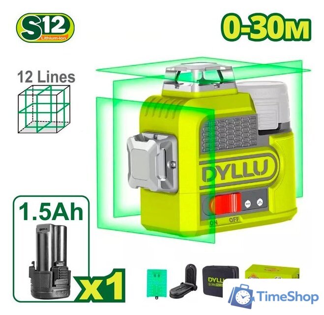 Лазерный нивелир Dyllu DTLE8M12 - Изображение №1 — Интернет-магазин Time-Shop
