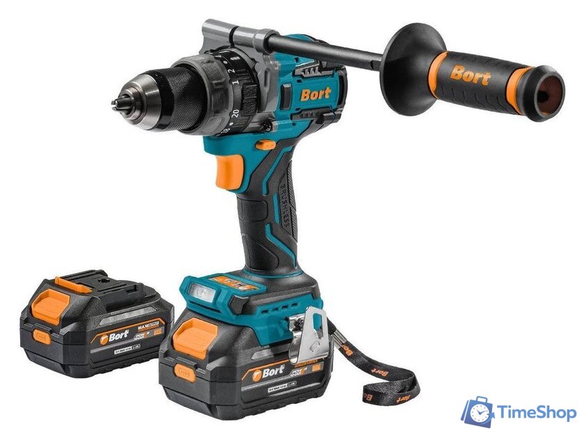 Ударная дрель-шуруповерт Bort BAB-21Ix2Li-XDK 93414943 (с 2-мя АКБ, кейс) - Изображение №1 — Интернет-магазин Time-Shop