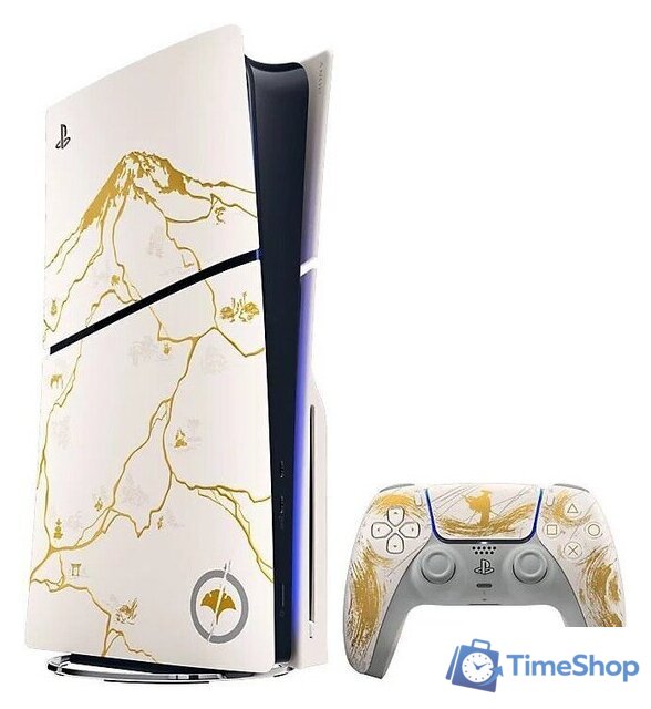 Игровая приставка Sony PlayStation 5 Slim CFI-2000A Ghost of Yotei Gold Limited Edition Bundle - Изображение №2 — Интернет-магазин Time-Shop