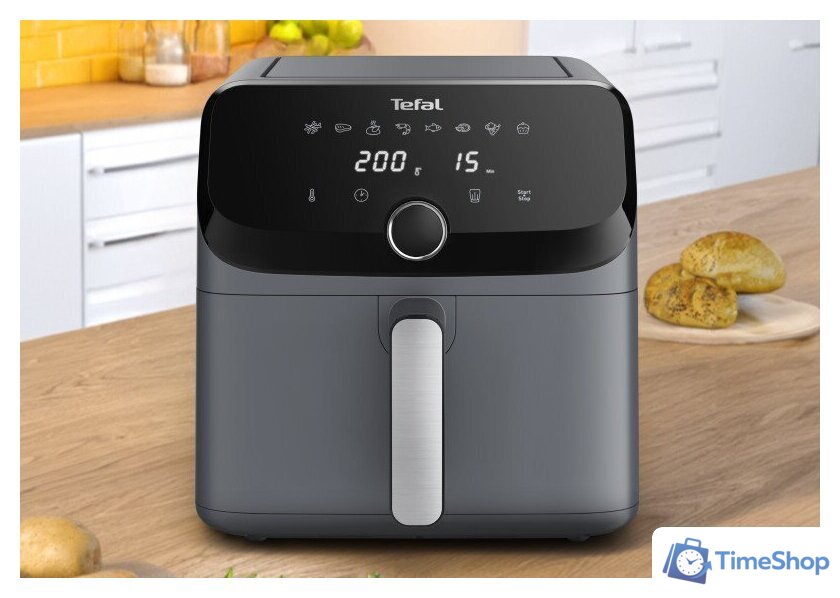 Аэрогриль (аэрофритюрница) Tefal Easy Fry Mega EY855BE0 - Изображение №2 — Интернет-магазин Time-Shop