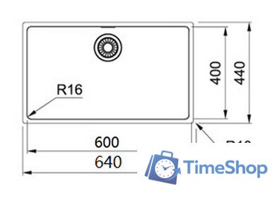 Кухонная мойка Franke FEX 110-60 - Изображение №2 — Интернет-магазин Time-Shop