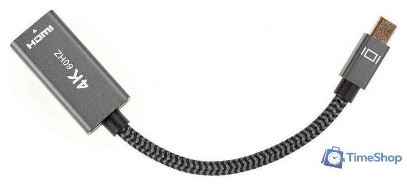 Адаптер Telecom TA565 miniDisplayPort - HDMI (nan м, белый/серый) - Изображение №9 — Интернет-магазин Time-Shop