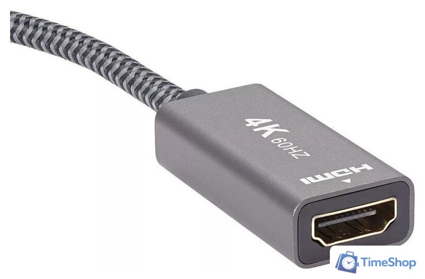 Адаптер Telecom TA565 miniDisplayPort - HDMI (nan м, белый/серый) - Изображение №5 — Интернет-магазин Time-Shop