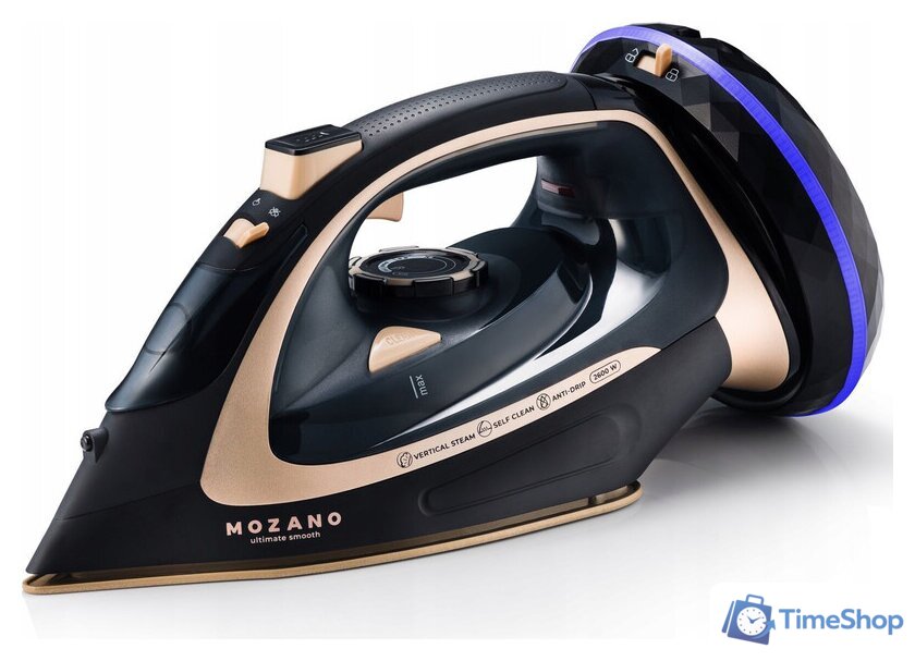 Утюг Mozano Ultimate Smooth (черный/золотистый) - Изображение №1 — Интернет-магазин Time-Shop