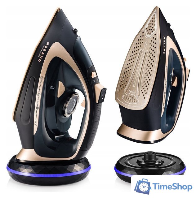 Утюг Mozano Ultimate Smooth (черный/золотистый) - Изображение №5 — Интернет-магазин Time-Shop