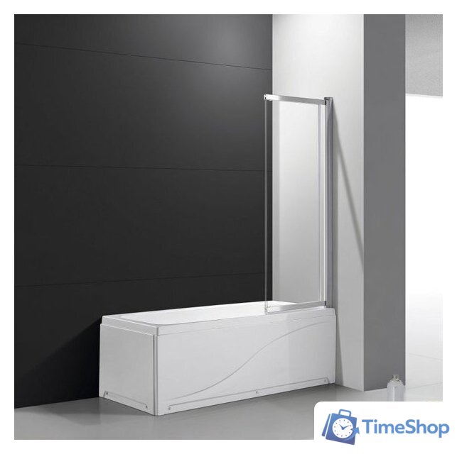 Стеклянная шторка для ванны Cezares SLIDER-VF-11-90/150-C-Cr - Изображение №2 — Интернет-магазин Time-Shop