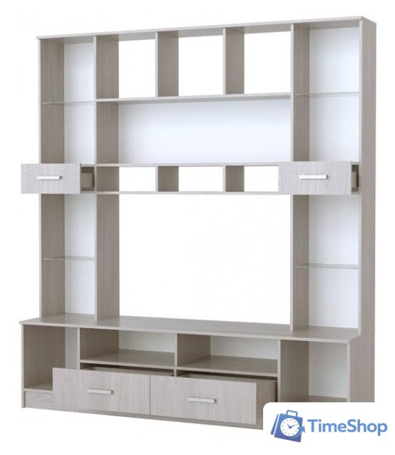 Стенка Памир Сабина СМ-2000 (ясень анкор светлый) - Изображение №2 — Интернет-магазин Time-Shop