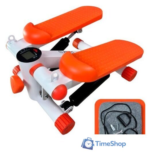 Классический степпер Atlas Sport AS-504 (белый/оранжевый) - Изображение №1 — Интернет-магазин Time-Shop
