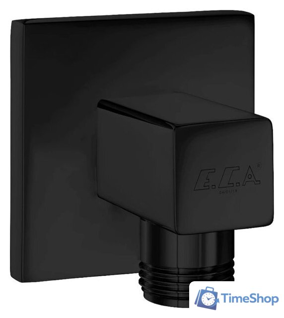 Шланговое подключение E.C.A Elea 102126388C1EX (черный матовый) - Изображение №1 — Интернет-магазин Time-Shop