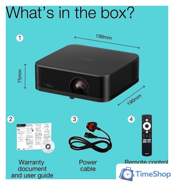 Проектор Epson EF-62B - Изображение №2 — Интернет-магазин Time-Shop