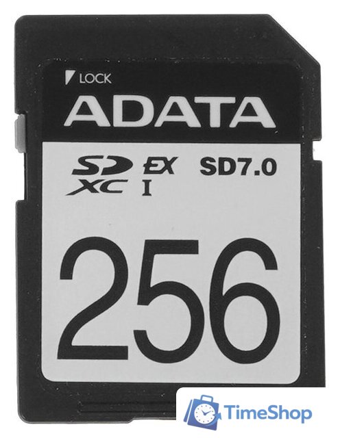 Карта памяти ADATA Premier Extreme SDXC SD 7.0 256GB ASD256GEX3L1-C - Изображение №1 — Интернет-магазин Time-Shop