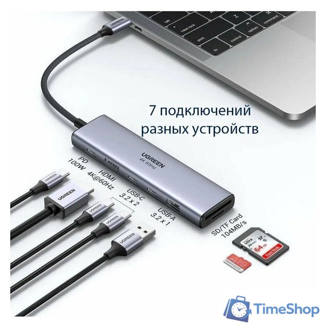 Док-станция Ugreen CM511 45521 - Изображение №2 — Интернет-магазин Time-Shop