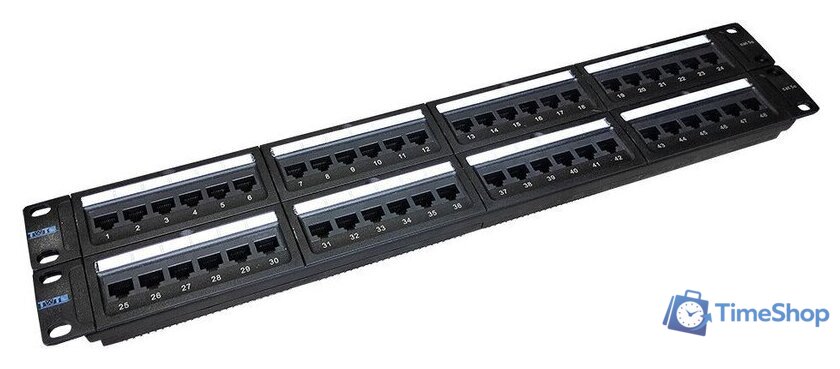 Патч-панель TWT TWT-PP48UTP - Изображение №1 — Интернет-магазин Time-Shop