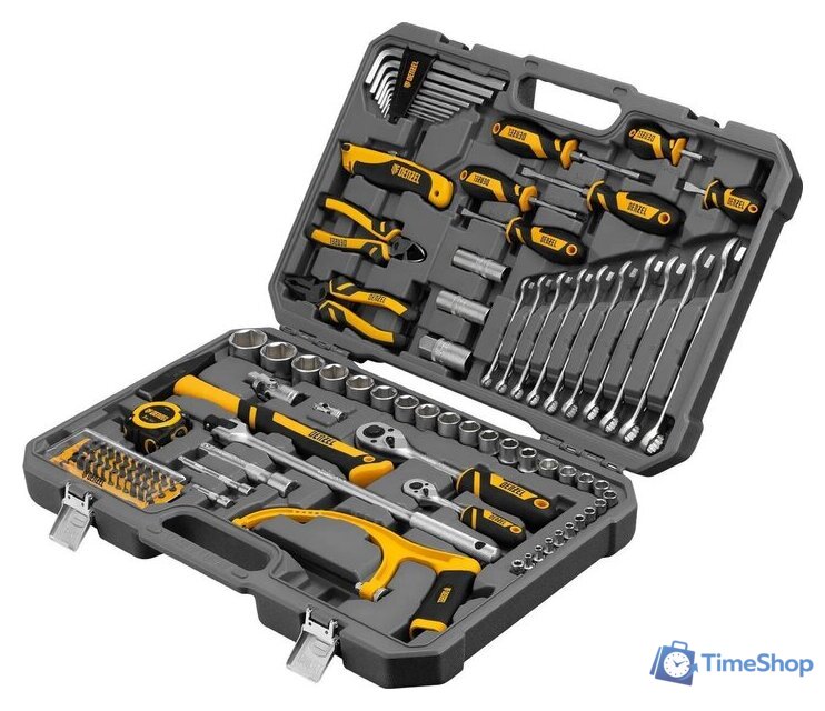 Набор домашнего мастера Denzel 15803 (100 предметов) - Изображение №1 — Интернет-магазин Time-Shop