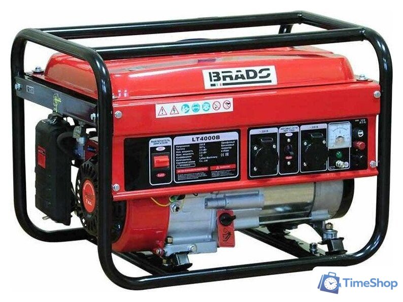 Бензиновый генератор Brado LT4000B - Изображение №1 — Интернет-магазин Time-Shop