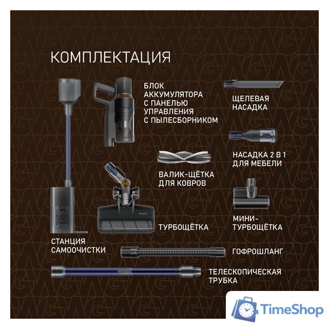 Пылесос Weissgauff V23 BLDC 680 Marine X-Treme Turbo Dust Station - Изображение №32 — Интернет-магазин Time-Shop