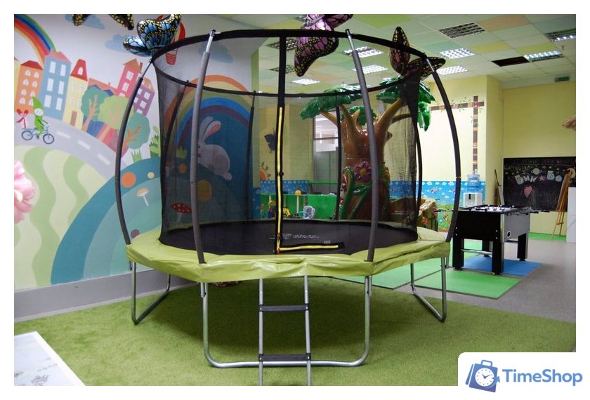 Батут Atlas Sport 312 см - 10ft Master (с лестницей, зеленый) - Изображение №2 — Интернет-магазин Time-Shop