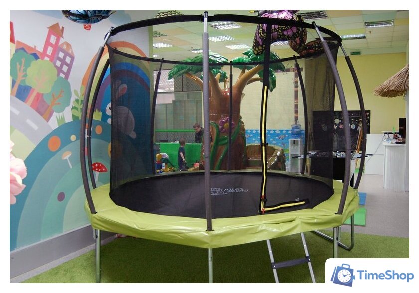 Батут Atlas Sport 312 см - 10ft Master (с лестницей, зеленый) - Изображение №3 — Интернет-магазин Time-Shop