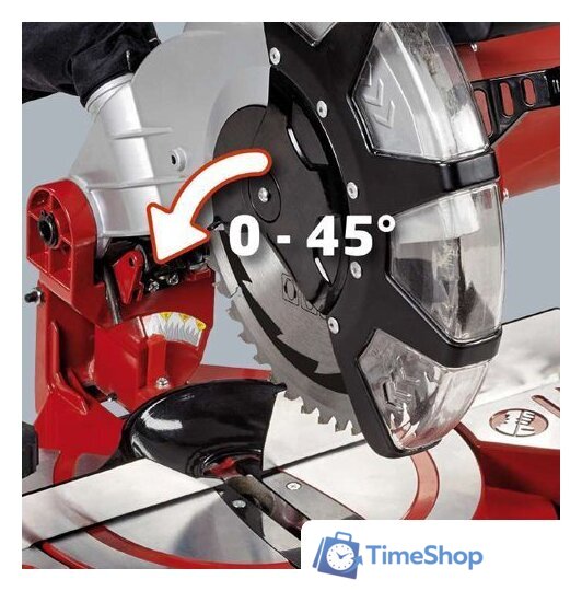 Торцовочная пила Einhell TC-MS 2513 L [4300850] - Изображение №4 — Интернет-магазин Time-Shop