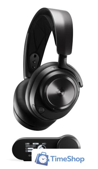 Наушники SteelSeries Arctis Nova Pro Wireless P (черный) - Изображение №4 — Интернет-магазин Time-Shop