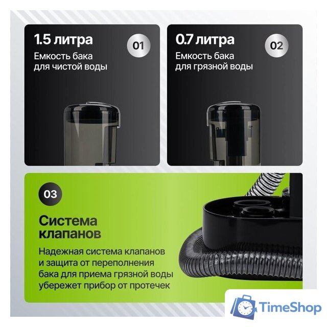 Пылесос Kiwi KCC-4324 - Изображение №8 — Интернет-магазин Time-Shop